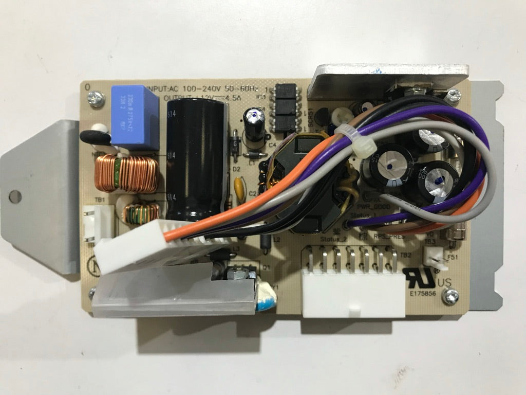 Power Supply Input: 100-240V 1.0A 47-63Hz. Output: 12VDC 4.5A ES3948