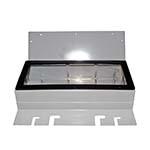 Enclosure (painted metal) with rubber gasket with external ground stud, 10.25"x 5" x 2-5/16" ES6931