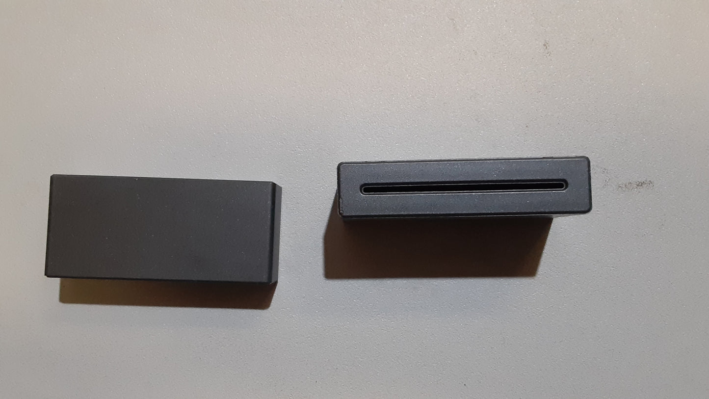 Steward Electric model 28R2170.000, 34 position solid ferrite for flat ribbon cable. Width=25.400mm, Length=55.120mm, Height=25.400mm.Impedance is 262.0 Ohms@100 MHz and 440.0 Ohms@300 MH. ES4320