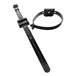Strap, Mounting, Screw Mount, Black, Nylon 6/6, 0.5"(12.7mm) W, 2" ID, (bag of 10) ES7609