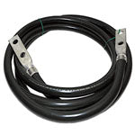 600V X-Flex MTW/THW/AWM Ground Cable 4/0AWG VW-1; Burndy YAV28L2NTCFX lug on each end, 2-holes 1/2"D, 1-3/4" Stud Hole spacing. 17' long ES4880