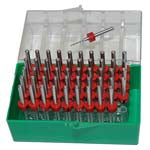 PCB Drill Bit #1.15 with ring Repointed, Box of 50 ES4703