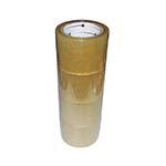 Clear boxing tape 72mmW/55m Long. 2.4mil 4-roll pack. Packaged in 24 rolls per case ES7193