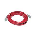 RJ-45 to RJ-45, Cat 5 Ethernet cable 6' long, Red ES6846C