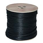 Roll of 1000' RG59 Coaxial cable (Black) ES7657