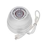 IR Dome Color camera System, NTSC, I/P: 12VDC, Lens 4-9mm ES7361