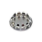 Snap Button Hole Plug, Plug Hole Diameter 0.875" (22.225mm), 12-prong Hydraulic Hole Plug, nickel-plated steel body ES7381