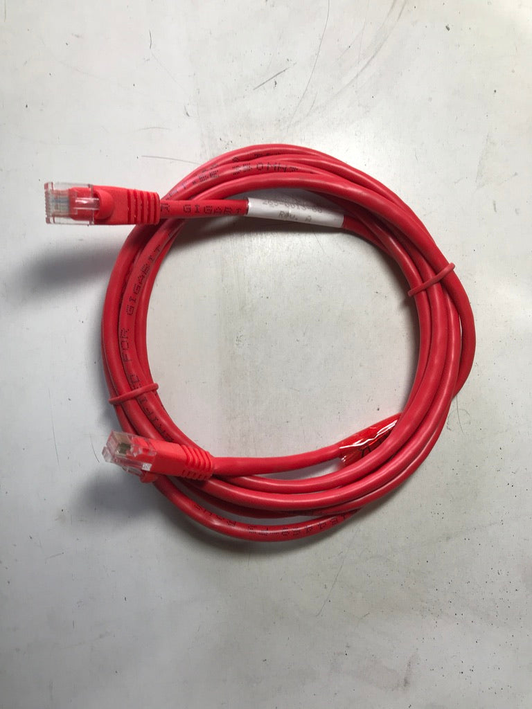 Ethernet Cable Cross-over CAT 5E
24AWGx4P 7” Long (Red) ES6415