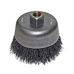 Standard Brush Wheel, Wire, Round Hole, Steel twist knotted ES7409