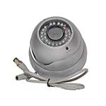 Dome Color camera NTSC System; I/P: 12VDC, Lens 4-9mm, 1/3"SONY CCD+Nextchip DSP/ 550TVL/0.8Lux, 36 x 5mm IR LEDs, 94mm x 80mm, Color: Silver ES7368