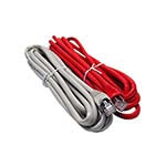LAN cables (2/bag, 1ea Red and Grey), Cat5E 10' long ES7561
