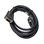 HP Shield Serial DB9 Serial cable M-F 12', Black ES7683