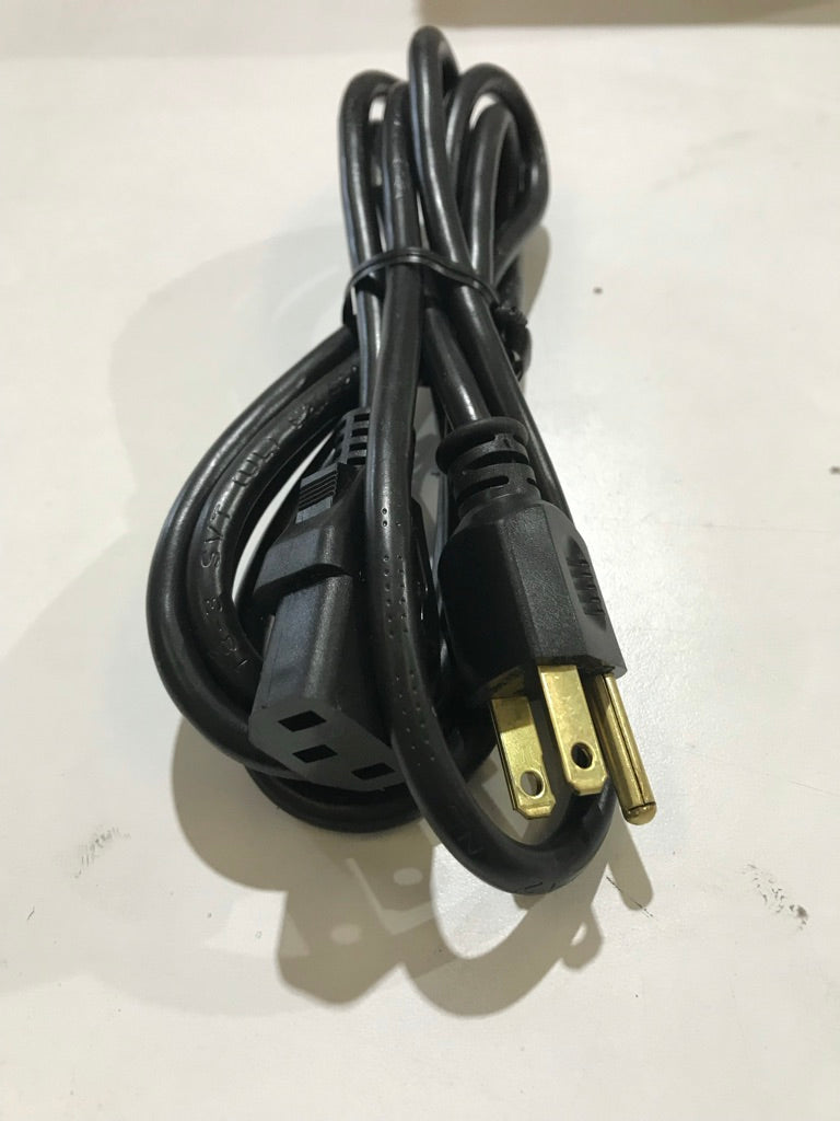 Power Cord 125V 10A 18-3 6 1/2’ Long ES7775