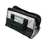 Heavy duty tool bag, Bottom 14.5x8" with 4-rubber feet, Height=8" Black and White ES7556