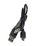 USB 2.0 'Y' cable - Two mini-USB Type B (M), one 4-pin USB Type A (M) - 18" long ES6277
