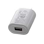 USB wall charger I/P: 100-240VAC 50/60Hz 0.25A O/P: 5VDC 500mA (Intertek P/N:4007565, Flypower P/N:PS051050K-0500UU) ES7548