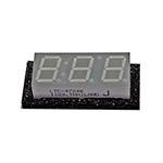 LED Display, Three Digit, 7-Segment Blue 0.4" Common Cathode Display, 0.504" H x 1.182" W x 0.276" D (12.80mm x 30.02mm x 7.00mm) ES6655