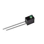 LED Low Profile 3mm Green Diffused T-1 in #302 Holder T/H R/A ES7293