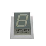 Single Numeric LED Display (Yellow) Standard 7-Segment Display 13 mm ES7091RF