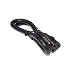 Power cord, 3-conductor 125VAC 15A 14AWG, 2' long, Black SP502 / AP301 ES7073